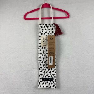 ONLY the Carrying BAG wee gallery DINO Organic Canvas Growth Chart Black & White